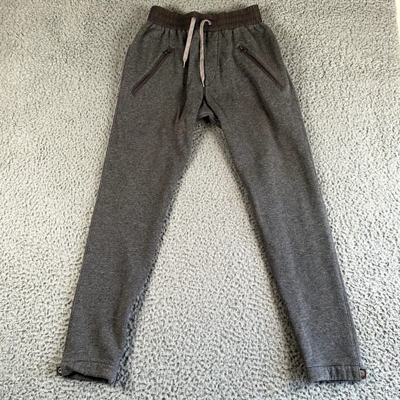 Kith Tokyo Sweatpants Men's 4 Gray‎ 27 Measured Pull On Tapered Made In Japan - Picture 1 of 14